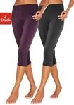 Vivance active Caprileggings mit Gummibund, Loungewear
