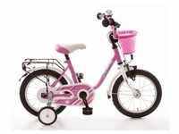 Kinderfahrrad BACHTENKIRCH "My Bonnie" Fahrräder Gr. 25 cm, 14 Zoll (35,56 cm), rosa