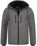 Winterjacke ALESSANDRO SALVARINI "ASMori", Herren, Gr. S, grau (dunkelgrau),
