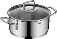 Silit Bratentopf "Extra Cook, mit Glasdeckel" 2 Stk. tlg. Edelstahl 18/10