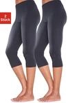 Caprileggings VIVANCE ACTIVE, Damen, Gr. 36/38, N-Gr, schwarz (2x schwarz), Single