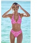 Bikini-Hose VIVANCE "Leni", Damen, Gr. 42, N-Gr, wei&szlig; (neonpink, wei&szlig;),...