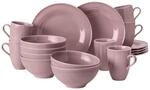 Seltmann Weiden Geschirr-Set "Fr&uuml;hst&uuml;cks-Set Beat Color Glaze 18er Set"