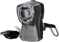FISCHER Fahrrad Fahrrad-Frontlicht "LED-Akku-Frontlicht 45/20 Dynamo Look"