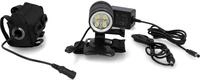FISCHER Fahrrad Stirnlampe "LUMOZ H1600" 4 Stk. tlg.