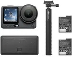 DJI Action Cam "Osmo Action 6 Adventure Combo", schwarz, B:4,72cm H:3,31cm T:7,28cm,