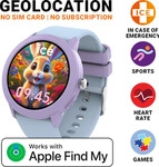 Smartwatch ICE-WATCH, lila (blau, lila, blau), Smartwatches, Kinder, Smartwatch,