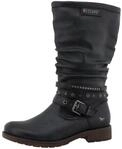 Mustang Shoes Winterstiefel "Elfi" Stiefel mit Zierriemchen und Blockabsatz