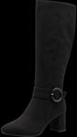 MARCO TOZZI Stiefel, Blockabsatz, Businessstiefel, Langschaftstiefel mit Zierschnalle