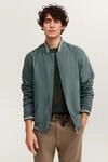 bugatti Collegejacke "Regular Fit" wasserabweisend trotz leicht perforiertem