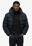 Superdry Steppjacke "HOODED SPORTS PUFFER JACKET" mit Kapuze Kunstfaser, relaxed fit