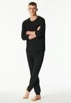 Schiesser Schlafanzug "Modern Nightwear" 2 tlg. seitliche Taschen, Brusttasche,