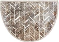ASTRA Fu&szlig;matte "Pure&Soft 018" halbrund 7 mm H&ouml;he Sauberlaufmatte, weiche