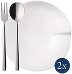 Villeroy & Boch Geschirr-Set "Pasta-Set Pasta Passion 6er Set wei&szlig;"