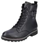 Winterboots REMONTE, Damen, Gr. 43, schwarz, Leder, Schuhe Winterboots, Blockabsatz,