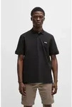 Poloshirt BOSS ORANGE "Pe Interlock", Herren, Gr. 3XL, schwarz (schwarz001),...
