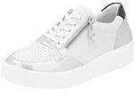 Sneaker REMONTE "Remonte Sneaker Leder", Damen, Gr. 38, wei&szlig;, Leder, Schuhe Sneaker