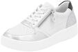 Sneaker REMONTE "Remonte Sneaker Leder", Damen, Gr. 38, wei&szlig;, Leder, Schuhe Sneaker