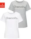 Bench. Loungewear T-Shirt Packung, 2 Stk. im doppelpack mit Logodruck,...