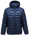Steppjacke PEAK PERFORMANCE "M Helium Down Hood Jacket", Herren, Gr. XXL, blau