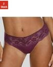 String NUANCE, Damen, Gr. 44/46, lila (2x cassis), Spitze, Obermaterial: 85%