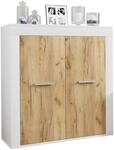VCM Kommode "Holz Kommode Sideboard Anrichte Usilo 2 Dreht&uuml;ren" 1 Stk. tlg.