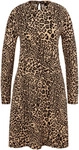 Jerseykleid ANISTON CASUAL, Damen, Gr. 42, N-Gr, Langarm, Single Jersey, beige