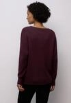 Strickpullover STREET ONE, Damen, Gr. 34, jazz berry, Web;Feinstrick;Grobstrick, 37%