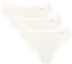 Slip SLOGGI "Slip GO Crush High leg C3P 3er Pack", Damen, Gr. M, wei&szlig;, Obermaterial: