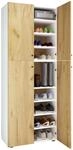 VCM Schuhschrank "XXL Holz Gro&szlig;er Schuhschrank Schuhkommode Lona 9" 1 Stk. tlg.