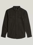 Langarmshirt G-STAR "Marine Slim Hemd", Herren, Gr. XS, asfalt gd, Obermaterial: 50%