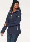 Softshelljacke POLARINO, Damen, Gr. 54, blau (marine), Softshell, Obermaterial: 94%