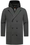 Wintermantel STONE HARBOUR "Darioon XX", Herren, Gr. S (48), grau (anthrazit),