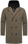 Wintermantel STONE HARBOUR "Darioon XX", Herren, Gr. S (48), braun, Obermaterial 1: