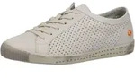 Sneaker SOFTINOS "softinos Sneaker Leder", Damen, Gr. 40, wei&szlig;, Leder, Schuhe