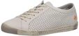 Sneaker SOFTINOS "softinos Sneaker Leder", Damen, Gr. 40, wei&szlig;, Leder, Schuhe