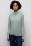 STREET ONE Rollkragenpullover mit Strick-Detail