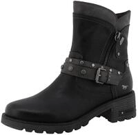 Bikerboots MUSTANG SHOES "Mustang Shoes Stiefelette Lederimitat", Damen, Gr. 36,
