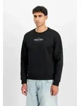 Sweater ALPHA INDUSTRIES "Foam ML Sweatshirt", Herren, Gr. S, schwarz,...