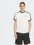 T-Shirt ADIDAS ORIGINALS "3-STREIFEN", Herren, Gr. M, wei&szlig;, Obermaterial: 100%