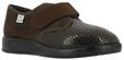 Klettschuh VAROMED, Damen, Gr. 42, braun (mokka), Textil, Schuhe Klettschuh