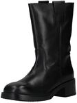 Stiefelette STEVE MADDEN "STEVE MADDEN Stiefelette Leder", Damen, Gr. 37, schwarz,