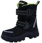 Winterstiefel RICHTER "Davos WMS: Weit", Damen, Gr. 26, schwarz (schwarz, neongelb),