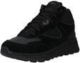 Sneaker GEOX "Geox Sneaker Leder/Textil", Herren, Gr. 42, schwarz, Leder, Textil,
