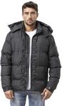 Winterjacke CIPO & BAXX "Winterjacke", Herren, Gr. XXL, schwarz, Stoff, 100%