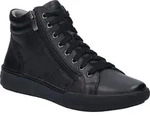 Sneaker JOSEF SEIBEL "Claire 11, black-black", Damen, Gr. 37, schwarz (schwarz,