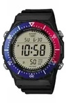 Chronograph, schwarz (schwarz, blau), CASIO TIMELESS COLLECTION, Armbanduhren,