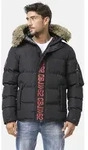 Winterjacke CIPO & BAXX "CM227", Herren, Gr. 3XL, schwarz, Stoff, 100% Polyester,