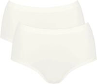 sloggi High-Waist-Slip "GO Sense" 2er Pack, Santoni Rundstrick