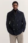 bugatti Cabanjacke "Rainseries" wasserfest mit Westen-Einsatz und Reverskragen
